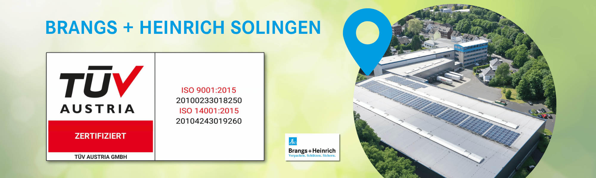 Rezertifizierung ISO Brangs + Heinrich Solingen